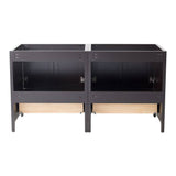 Fresca FCB20-3030ES Oxford 59" Espresso Traditional Double Sink Bathroom Cabinets