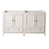 Fresca FCB20-3636AW Oxford 71" Antique White Traditional Double Sink Bathroom Cabinets