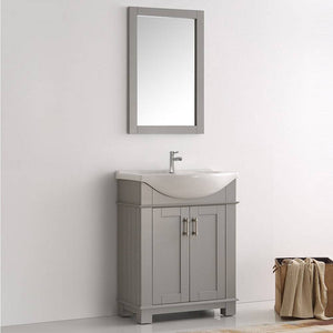 Fresca FCB2303GR-I Hartford 30" Gray Traditional Bathroom Vanity