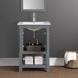 Fresca FCB2304GR-I Manchester 24" Gray Traditional Bathroom Vanity