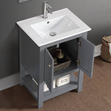 Fresca FCB2304GR-I Manchester 24" Gray Traditional Bathroom Vanity