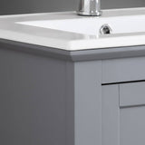 Fresca FCB2304GR-I Manchester 24" Gray Traditional Bathroom Vanity