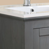 Fresca FCB2304VG-I Manchester Regal 24" Gray Wood Veneer Traditional Bathroom Vanity