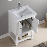 Fresca FCB2304WH-I Manchester 24" White Traditional Bathroom Vanity