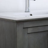 Fresca FCB2305VG-I Manchester Regal 30" Gray Wood Veneer Traditional Bathroom Vanity