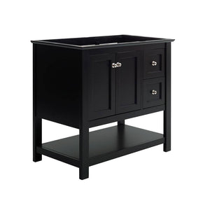 Fresca FCB2336BL Manchester 36" Black Traditional Bathroom Cabinet