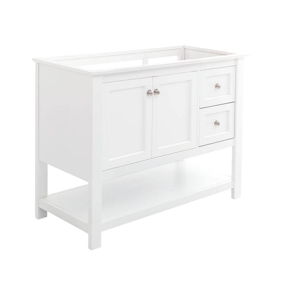 Fresca FCB2340WH Manchester 42" White Traditional Bathroom Cabinet