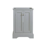 Fresca FCB2424GRV Windsor 24" Gray Textured Traditional Bathroom Cabinet