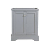 Fresca FCB2430GRV Windsor 30" Gray Textured Traditional Bathroom Cabinet