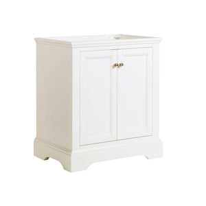 Fresca FCB2430WHM Windsor 30" Matte White Traditional Bathroom Cabinet