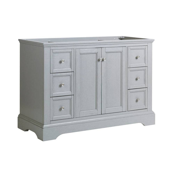 Fresca FCB2448GRV Windsor 48" Gray Textured Traditional Bathroom Cabinet