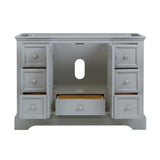 Fresca FCB2448GRV Windsor 48" Gray Textured Traditional Bathroom Cabinet