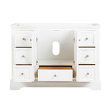 Fresca FCB2448WHM Windsor 48" Matte White Traditional Bathroom Cabinet