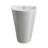 Fresca FCB5023WH Parma 24" White Pedestal Sink