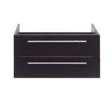 Fresca FCB6130ES-UNS Lucera 30" Espresso Wall Hung Undermount Sink Modern Bathroom Cabinet