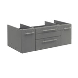 Fresca FCB6142GR-UNS Lucera 42" Gray Wall Hung Undermount Sink Modern Bathroom Cabinet