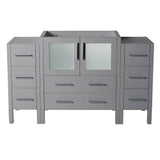 Fresca FCB62-123012GR Torino 54" Grey Modern Bathroom Cabinets