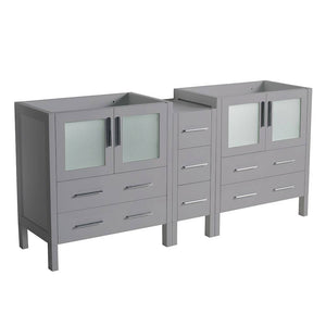 Fresca FCB62-301230GR Torino 72" Grey Modern Bathroom Cabinets