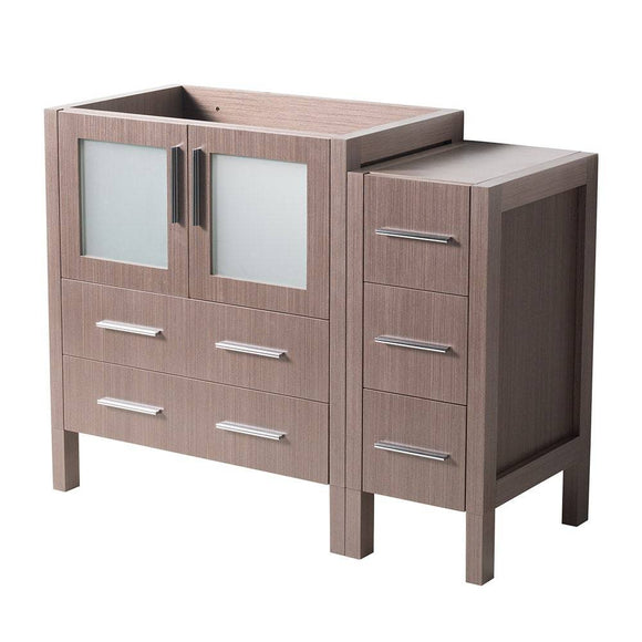 Fresca FCB62-3012GO Torino 42" Gray Oak Modern Bathroom Cabinet