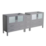 Fresca FCB62-361236GR Torino 84" Grey Modern Bathroom Cabinet