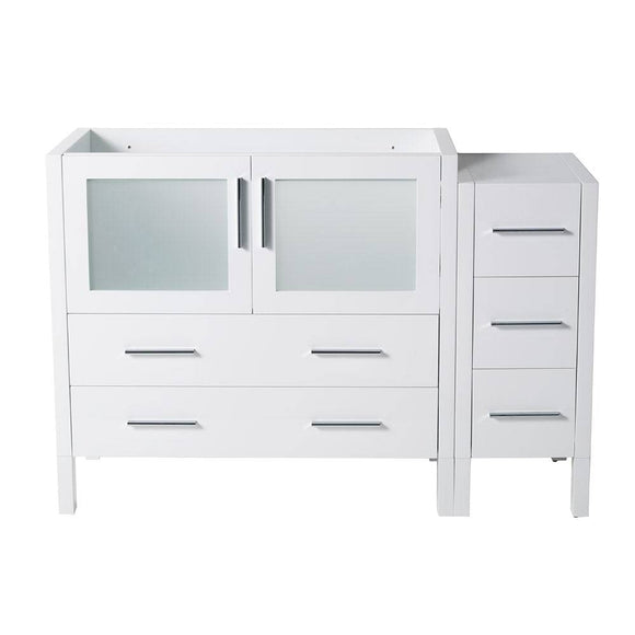 Fresca FCB62-3612WH Torino 48" White Modern Bathroom Cabinets