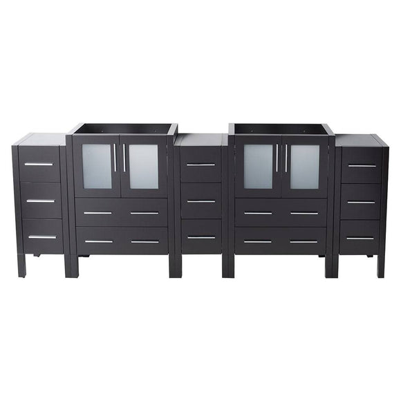 Fresca FCB62-72ES Torino 72" Espresso Modern Bathroom Cabinets