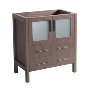 Fresca FCB6230GO Torino 30" Gray Oak Modern Bathroom Cabinet