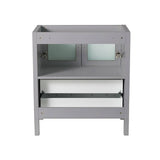 Fresca FCB6230GR Torino 30" Grey Modern Bathroom Cabinet