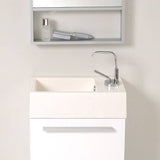 Fresca FCB8002WH-I Pulito 16" Small White Modern Bathroom Vanity with Integrated Sink