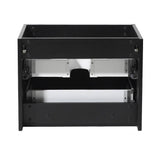 Fresca FCB8006BW Nano 24" Black Modern Bathroom Cabinet