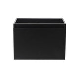 Fresca FCB8007BW Mezzo 30" Black Wall Hung Modern Bathroom Cabinet