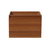 Fresca FCB8007TK Mezzo 30" Teak Wall Hung Modern Bathroom Cabinet