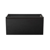 Fresca FCB8008BW Mezzo 36" Black Wall Hung Modern Bathroom Cabinet