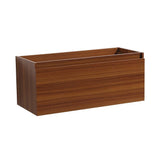 Fresca FCB8011TK Mezzo 48" Teak Wall Hung Modern Bathroom Cabinet