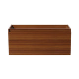 Fresca FCB8011TK Mezzo 48" Teak Wall Hung Modern Bathroom Cabinet