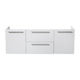 Fresca FCB8013WH Opulento 54" White Modern Double Sink Cabinet