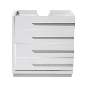 Fresca FCB8030WH Livello 30" White Modern Bathroom Cabinet