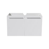 Fresca FCB8089WH Vista 30" White Wall Hung Modern Bathroom Cabinet