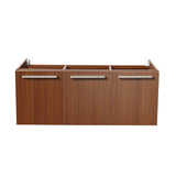 Fresca FCB8092TK Vista 48" Teak Wall Hung Modern Bathroom Cabinet