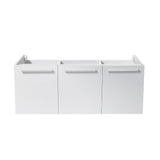 Fresca FCB8092WH Vista 48" White Wall Hung Modern Bathroom Cabinet