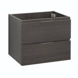 Fresca FCB8324GO Valencia 24" Gray Oak Wall Hung Modern Bathroom Cabinet