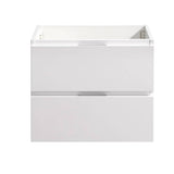 Fresca FCB8324WH Valencia 24" Glossy White Wall Hung Modern Bathroom Cabinet