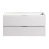 Fresca FCB8342WH Valencia 40" Glossy White Wall Hung Modern Bathroom Cabinet