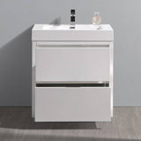 Fresca FCB8430WH-I Valencia 30" Glossy White Free Standing Modern Bathroom Vanity