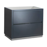 Fresca FCB8436GG Valencia 36" Dark Slate Gray Free Standing Modern Bathroom Cabinet