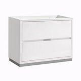 Fresca FCB8442WH Valencia 40" Glossy White Free Standing Modern Bathroom Cabinet