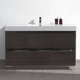 Fresca FCB8460GO-I Valencia 60" Gray Oak Free Standing Modern Bathroom Vanity