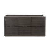 Fresca FCB8460GO Valencia 60" Gray Oak Free Standing Single Sink Modern Bathroom Cabinet