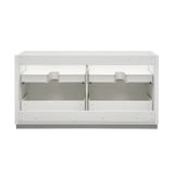 Fresca FCB8460WH-D Valencia 60" Glossy White Free Standing Double Sink Modern Bathroom Cabinet