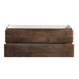 Fresca FCB9048RW Tuscany 48" Rosewood Wall Hung Modern Bathroom Cabinet